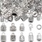 1 Box 230Pcs Cord Lobster Clasps Tibetan Antique Silver for Jewelry Making Kit